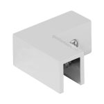 Glass-to-Glass 90 Degree Sleeve Over Clamp – Chrome Polished
