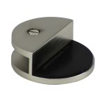 Slip-on Door Stop for 3/8″ glass – Br.Nickel Finish