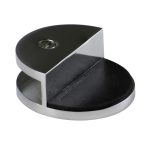 Slip-on Door Stop for 3/8″ glass – Chrome Finish