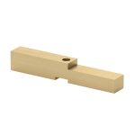 Header Hinge Adapter – Gold Brushed