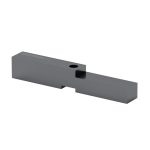Header Hinge Adapter – Polished Gun Metal