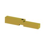 Header Hinge Adapter – Polished Brass