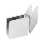 Glass-to-Glass 135 Degree Clamp – Chrome Polished