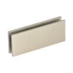 Heavy Duty Glass-to-Glass 180 Clip – Br Nickel