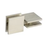 Glass-to-Glass 180 Movable Clip – Br Nickel