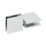 Glass-to-Glass 180 Movable Clip – Chrome