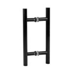 8″ Center-to-Center Round Ladder Handle – Matte Black