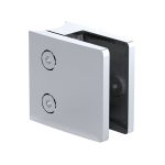 Heavy Duty Glass Clamp  for  1/2″ – 9/16″ Glass  – Polished