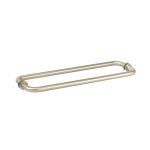 18″ Back-to-Back Traditional Towel Bar – Br Nickel Finish