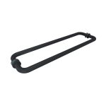 18″ Back-to-Back Traditional Towel Bar – Matte Black