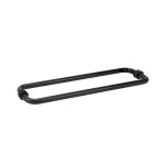 24″ Back-to-Back Traditional Towel Bar – Matte Black