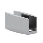 Sliding System Adjustable Floor Guide – Brushed Stainless