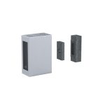 SQ2SD Wall Mount Connector – Brushed Stainless