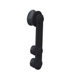 IGT Barn Door Roller – Matte Black
