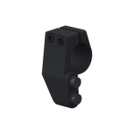 Barn Door Left Door Stopper-Matte Black