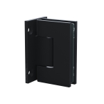 Wall-to-Glass Full Back Malibu Hinge – Matte Black