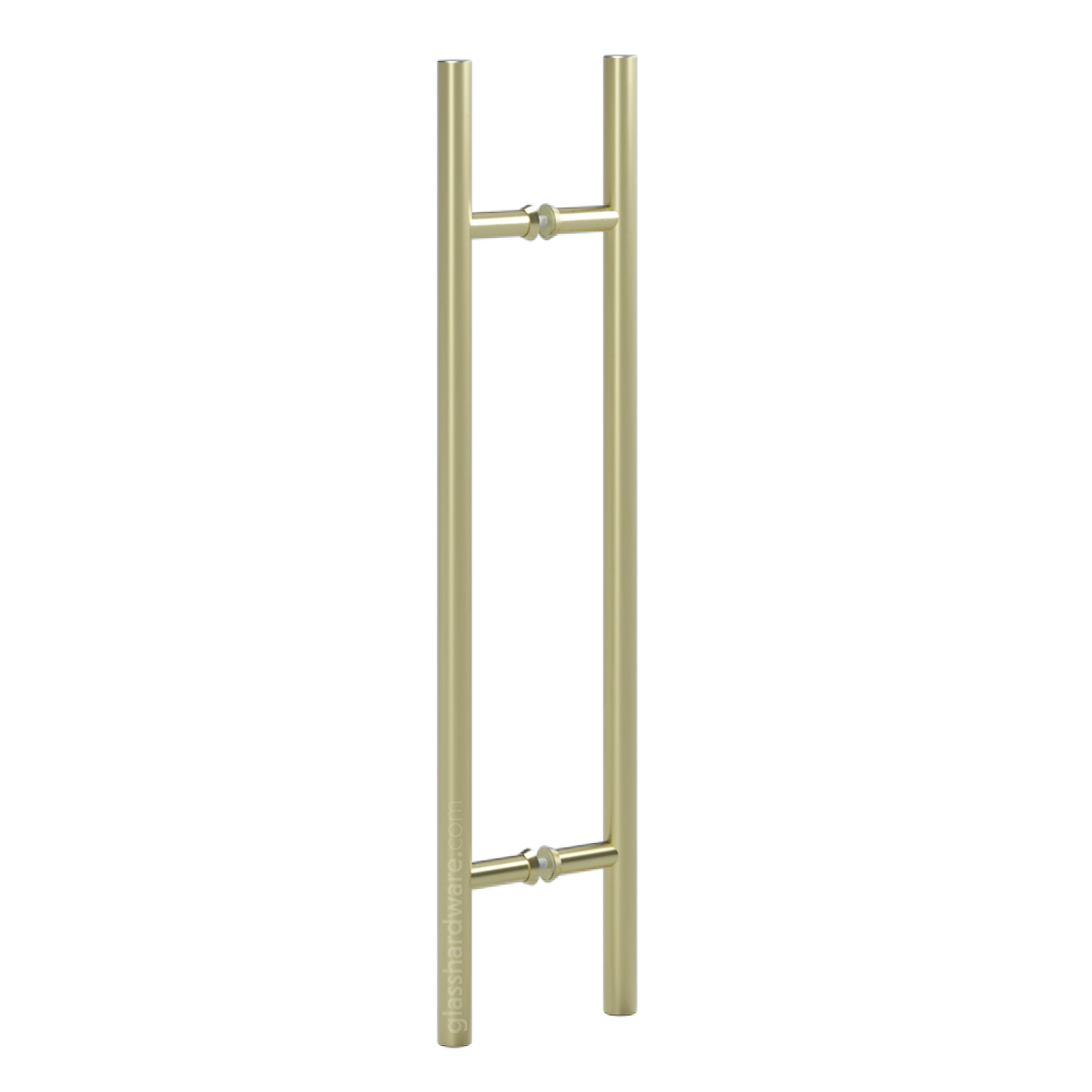 36" Round Commercial Ladder Handle - Gold Brushed
