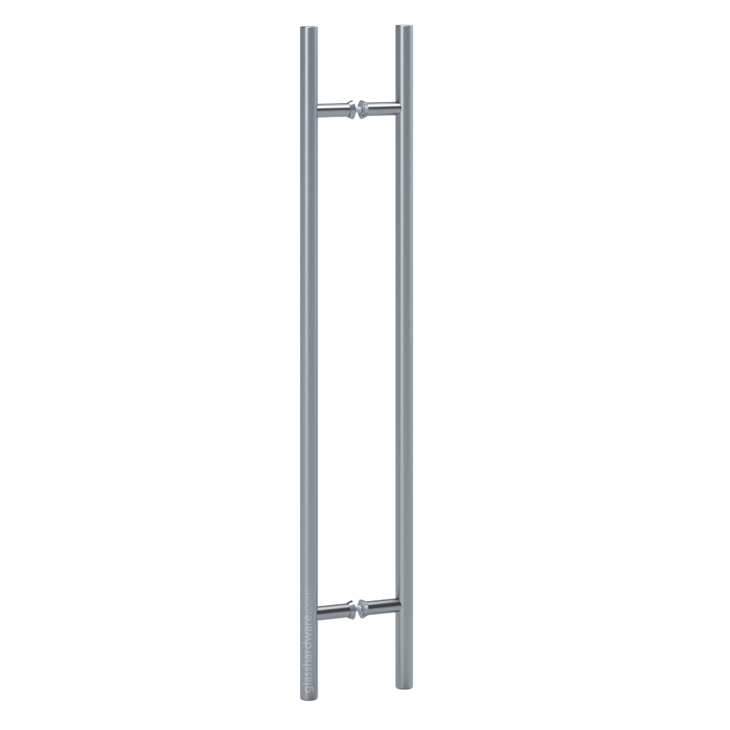 48" Round Commercial Ladder Handle - Brushed Stainless