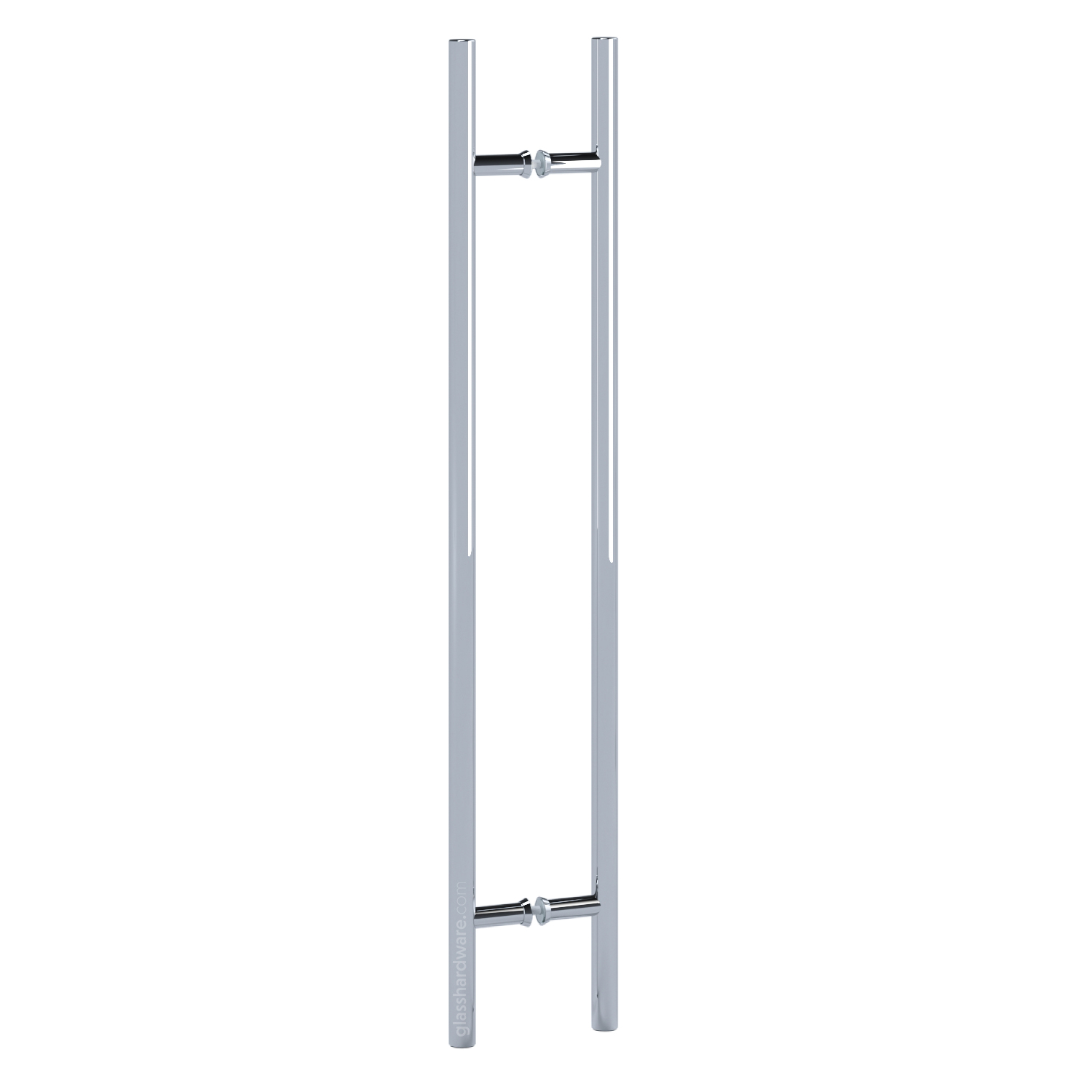 48" Round Commercial Ladder Handle - Polished Stainless