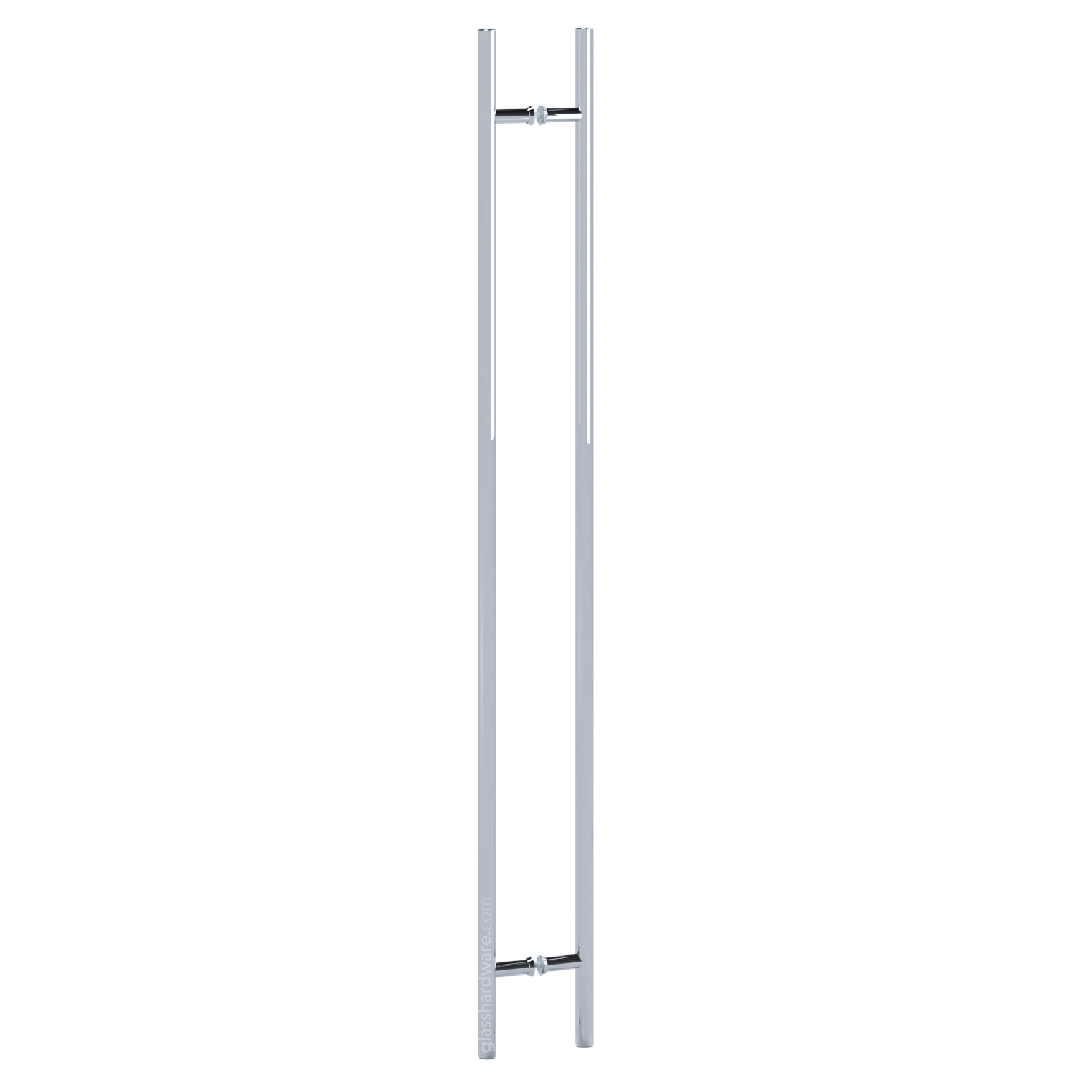 72" Round Commercial Ladder Handle - Polished Stainless