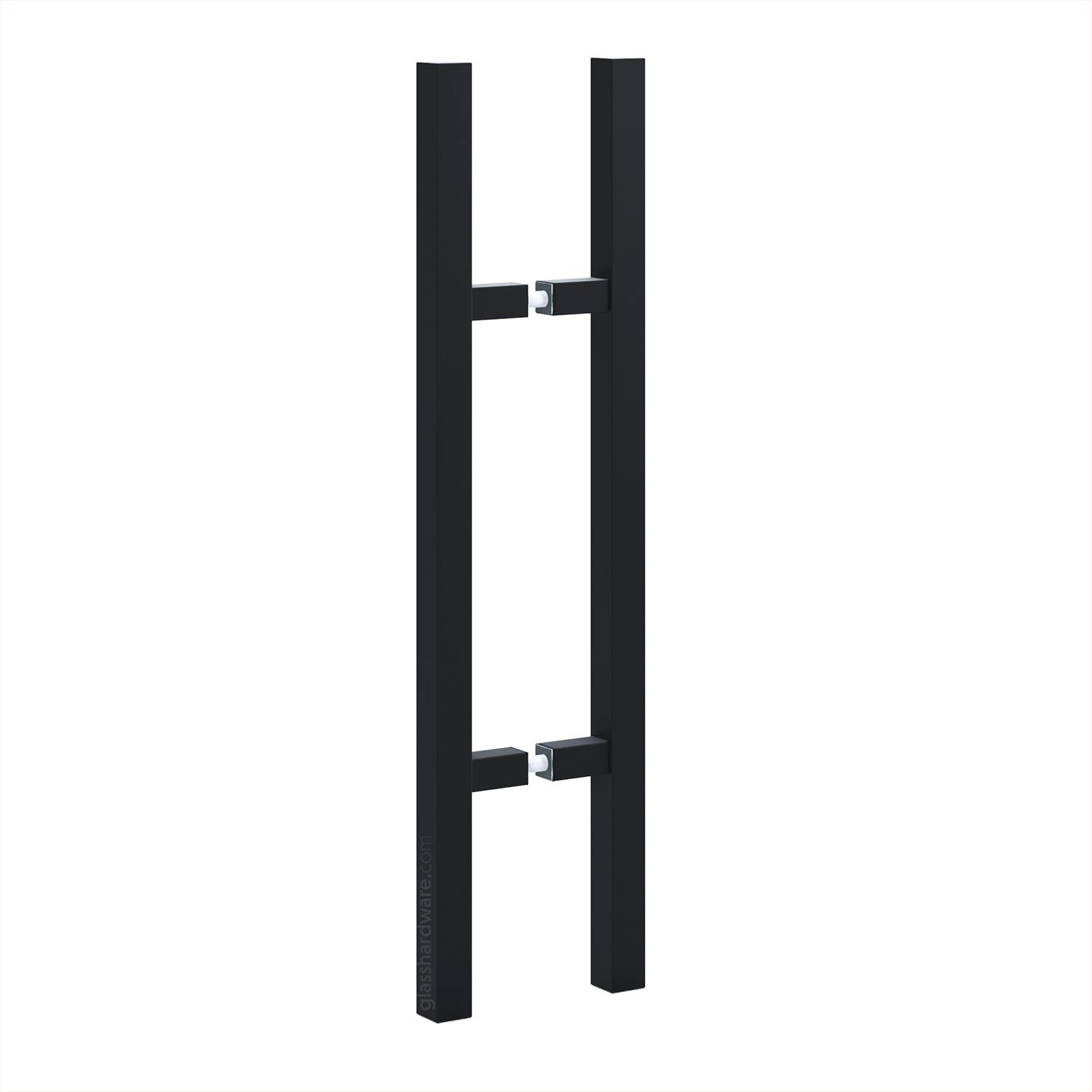 24″ Square Commercial Ladder Handle - Matte Black