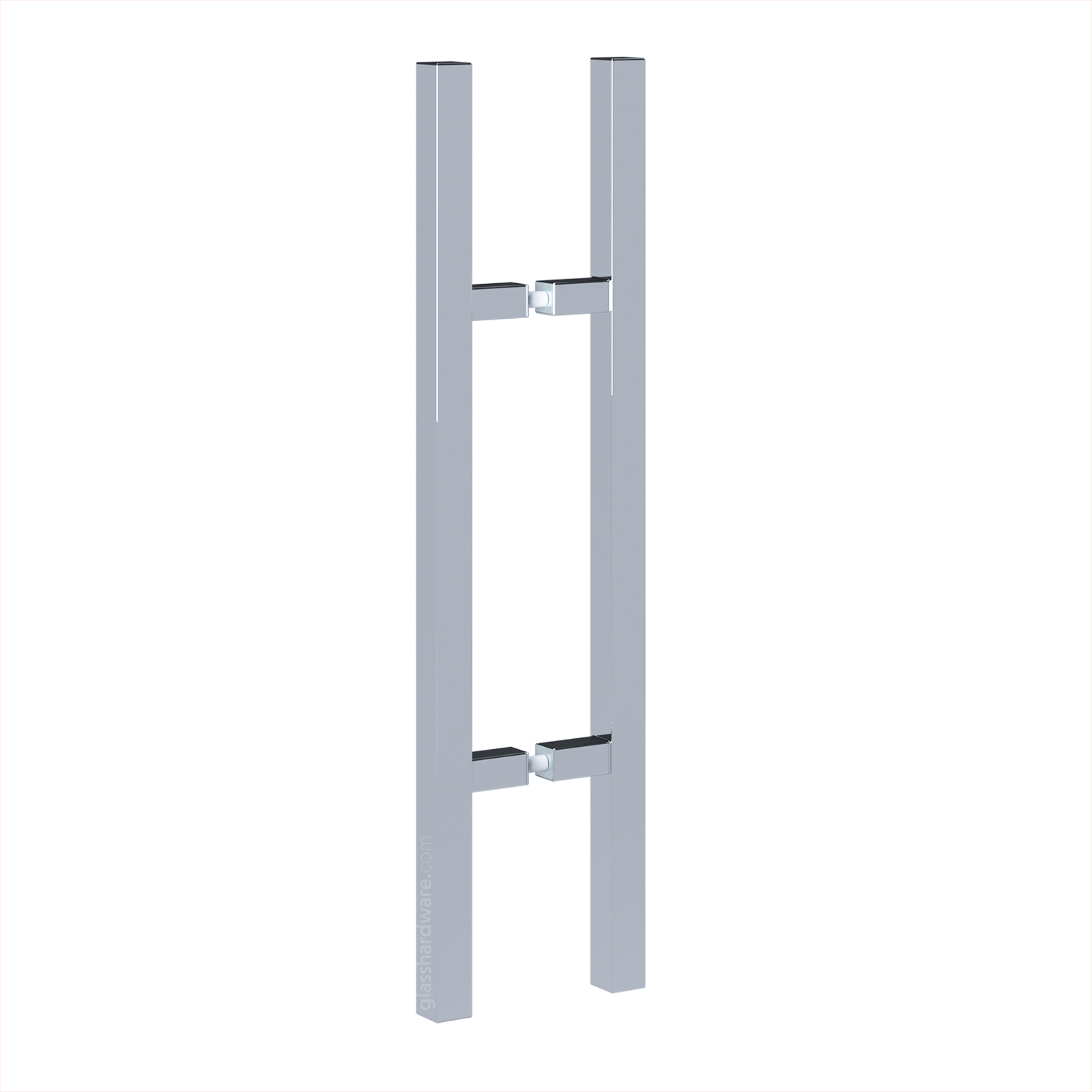 24″ Square Commercial Ladder Handle - Polished Stainless