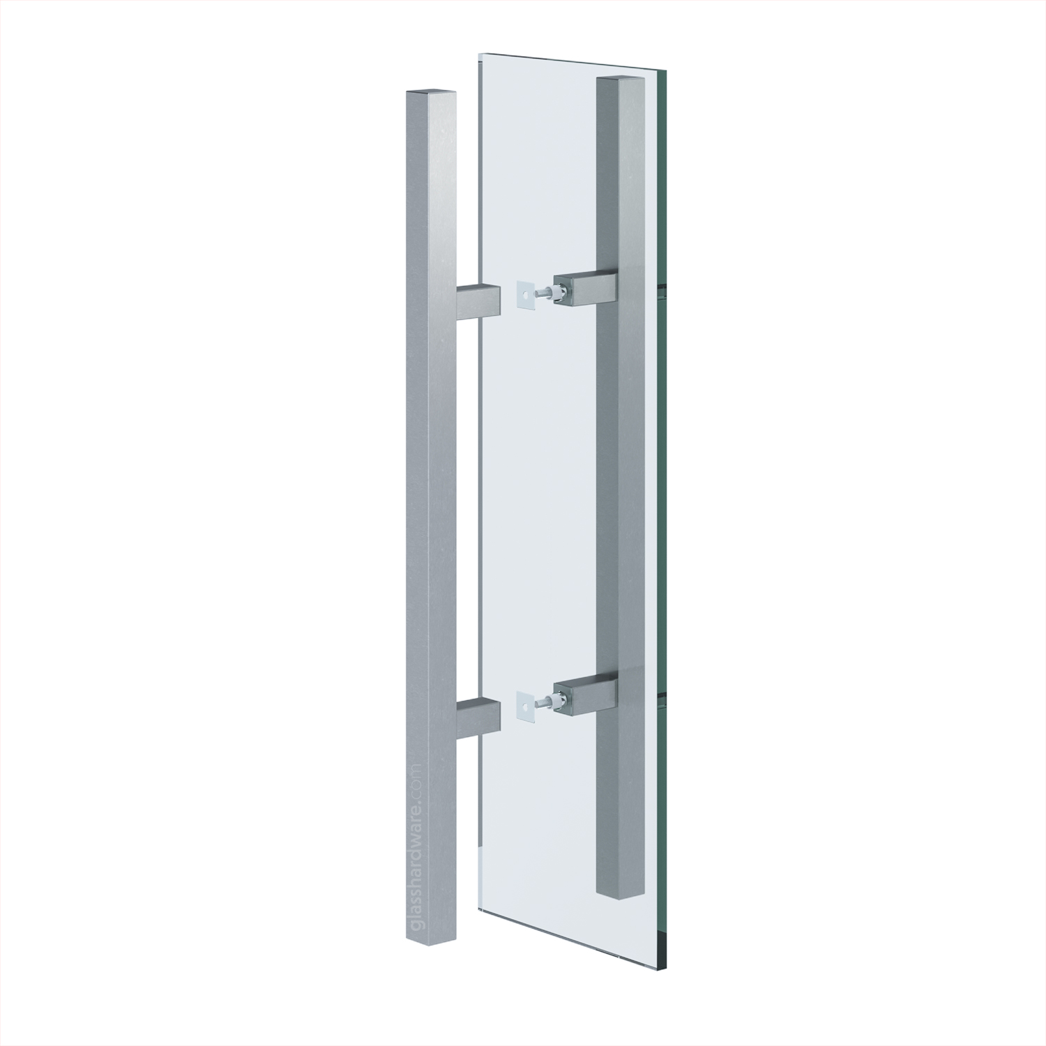 24″ Square Commercial Ladder Handle - Brushed Stainless - Image 4