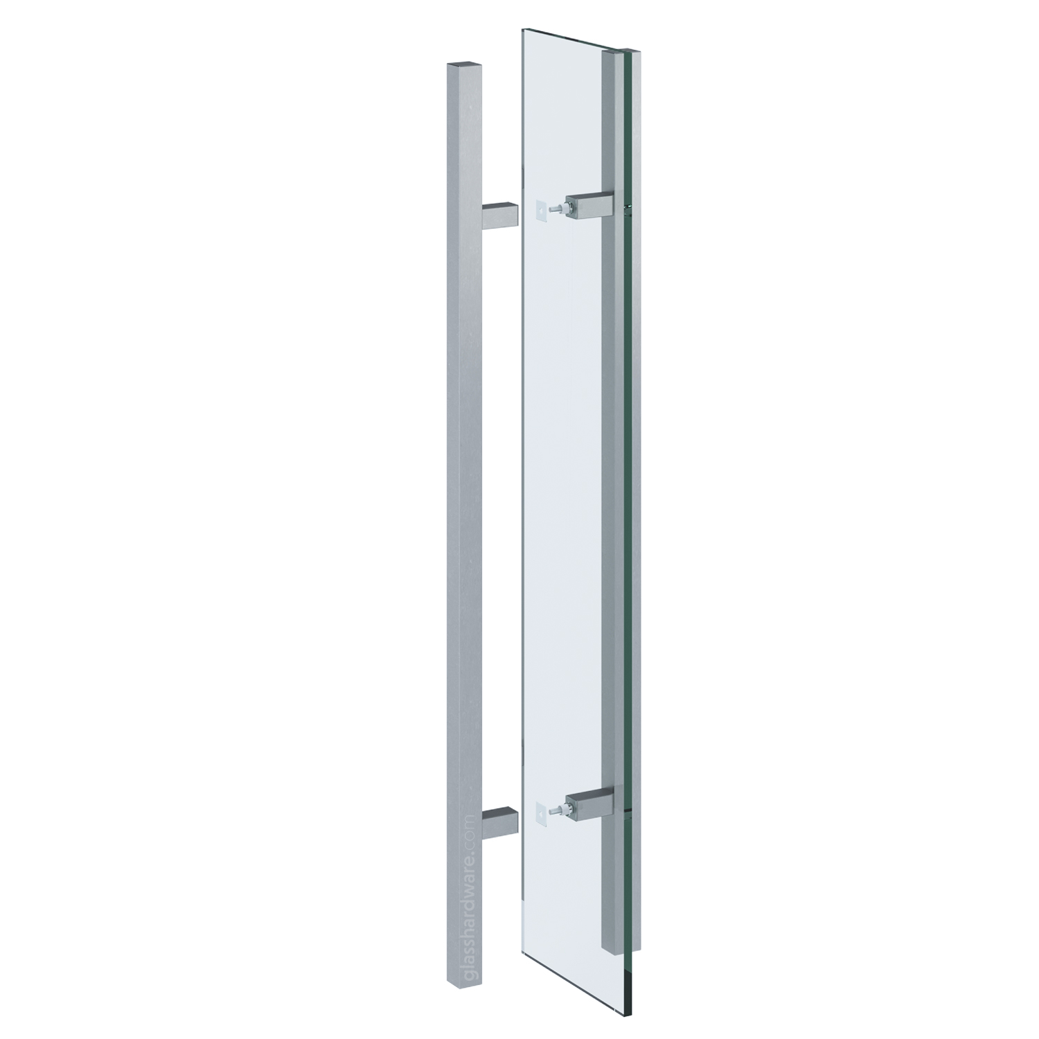 36" Square Commercial Ladder Handle - Brushed Stainless - Image 5