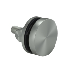 Glass-to-Track Connector for 38IGT Roller System – Br Nickel Finish