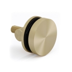Glass-to-Track Connector for 38IGT Roller System -Gold Brushed