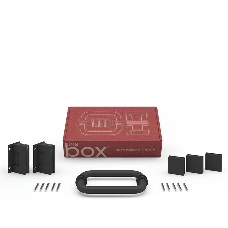 The Box®️ Heavy Duty (Full Back Hinge & 8″ Round Pull Handle) - Matte Black