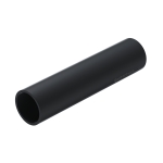Stainless Steel Upper Track 118″L x 1″D – Matte Black