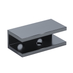 Shelf Clamp – Polished Gun metal