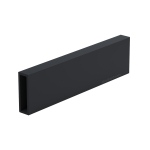 Stainless Steel Upper Track 78″L – Matte Black