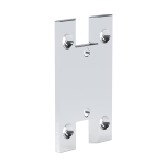 Replacement Wall Mount “H” Back Plate – Chrome Finish