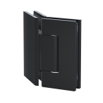 Heavy Duty Glass-to-Glass 135 Degree Hinge – Matte Black