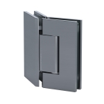 Heavy Duty Glass-to-Glass 135 Degree Hinge – Polished Gun Metal