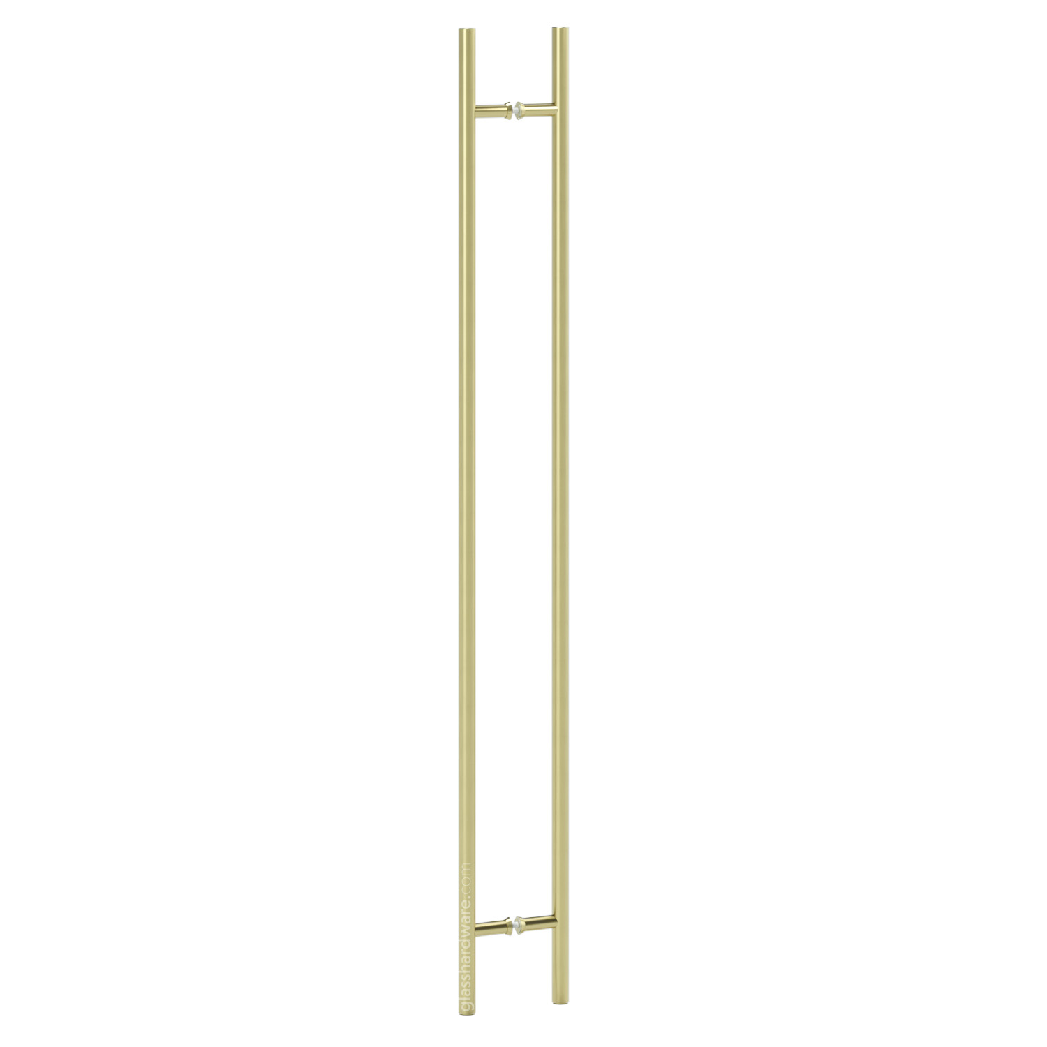 72" Round Commercial Ladder Handle - Gold Brushed