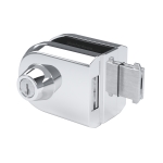 Slip-on Glass-to-Wall Door Lock – Polished Stainless