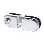Slip-on Glass-to-Glass Door Lock – Polished Stainless