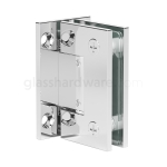 Adjustable Wall-to-Glass Full Back Hinge – Chrome Polished