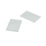 End Caps for 1″ x 1-1/2″ Heavy Duty U-Channel – Brushed Nickel