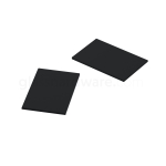 End Caps for 1″ x 1-1/2″ Heavy Duty U-Channel – Matte Black