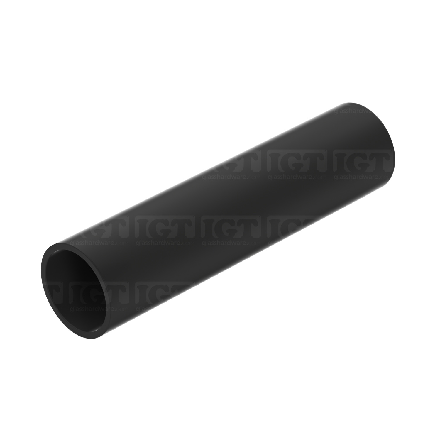Stainless Steel Upper Track 144″ L x 1”D – Matte Black