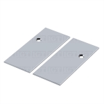 End Caps for Aventura System – Chrome Polished