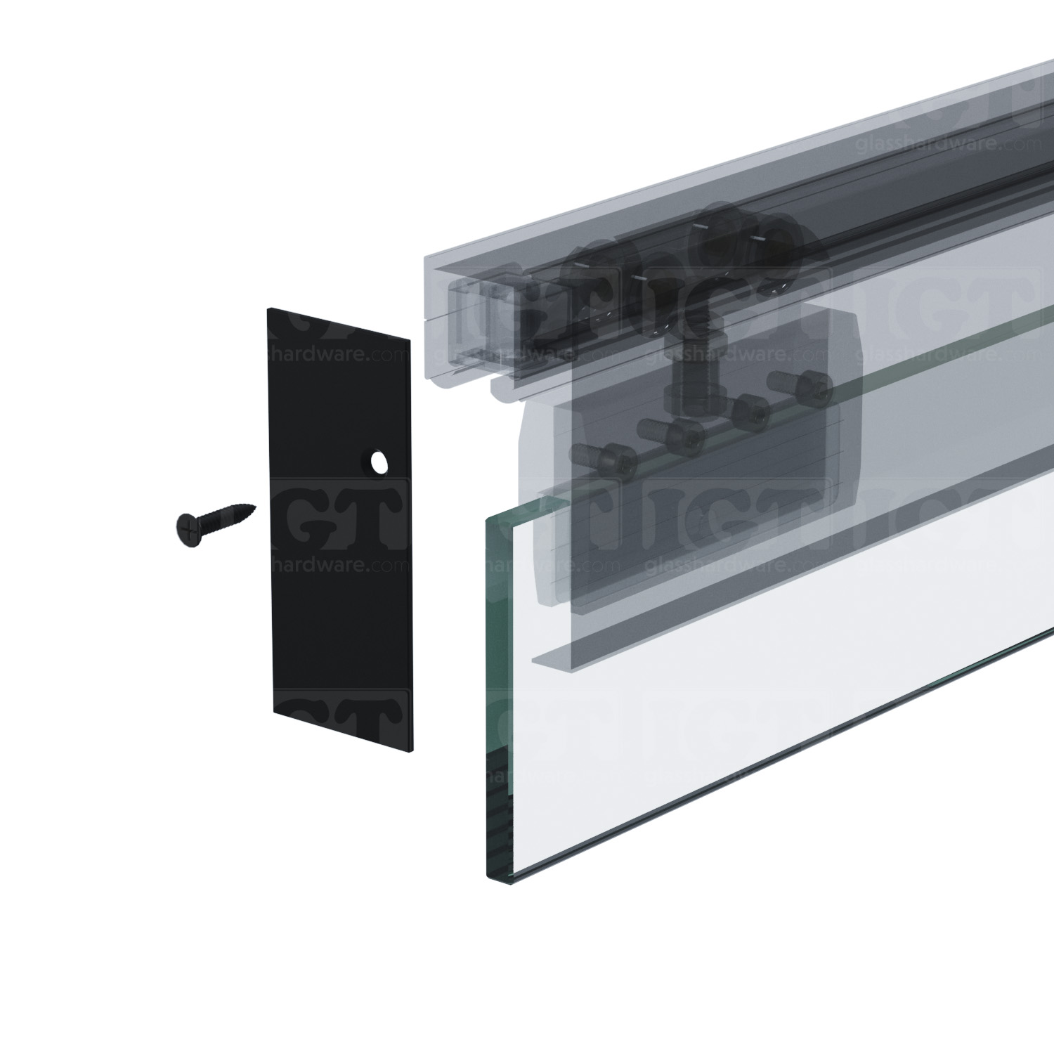 End Caps for Aventura System - Matte Black - Image 6