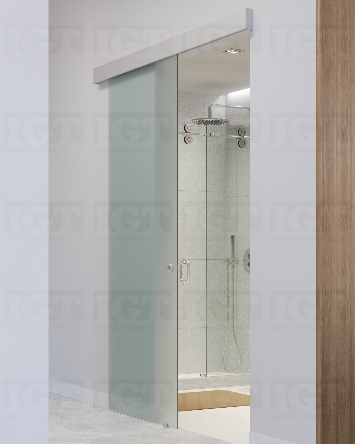 End Caps for Aventura System - Brushed Nickel - Image 2