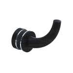Designer Robe Hook – Matte Black