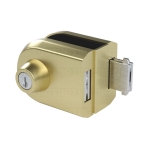 Slip-on Glass-to-Wall Door Lock – Gold Brushed