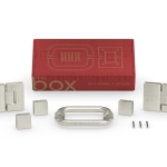 The Box®️ (180 G-G Hinge & 6″ Traditional Pull) – Br. Nickel
